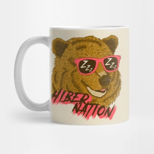 Hibernate Rave Bear Mug